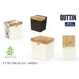 Dispensador Azucar-Sal Tapa Bambu Quttin (24 Unidades) Dispensador Azucar-Sal Tapa Bambu Quttin (24 Unidades)