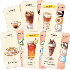 Asmodee KBGCR01FR Coffee Rush, Juego de gestión, para 2 o más jugadores, 30 minutos de juego