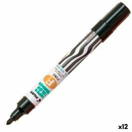 Rotulador permanente Pilot SCA-F Recargable Negro (12 Unidades) Precio: 19.49999942. SKU: S8422485