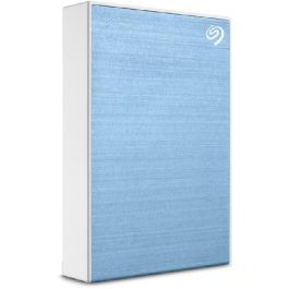 Seagate One Touch 5TB Disco Duro Externo HDD con Protección por Contraseña Azul Claro