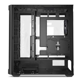 SHARKOON AK4W Midi Tower PC Negro Vidrio Templado con Iluminación RGB ATX