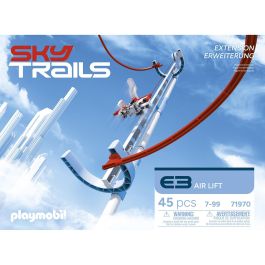PLAYMOBIL 71970 Sky Trails: Air Lift - Elevador para Sky Rider, compatible con otras secciones, +7 años