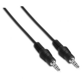 AISENS - CABLE AUDIO ESTÉREO, JACK 3.5/M-JACK 3.5/M, NEGRO, 0.3M