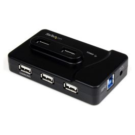 StarTech Hub USB 6 Puertos (2x USB 3.0, 4x USB 2.0) con Cargador 2A, Negro Precio: 74.0641. SKU: B1GECZCE2B