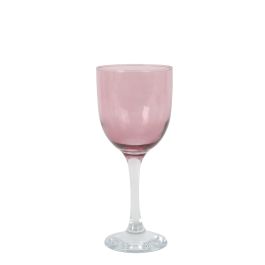 LAV Copa de Vino y Agua Tokyo Color, 365 cc, Color Rosa, 19.7 cm de Alto, Cristal - TOK561.0195 (24 Unidades)