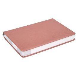 Agenda Encuadernada Liderpapel Lipsi A5 2025 Dia Pagina Color Rosa Melocoton Papel 70 gr