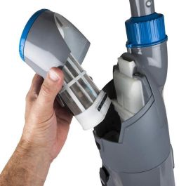 GRE Aspirador Eléctrico Batería Litio para Piscinas Elevadas y Enterradas, 45 min Autonomía, Limpia Escaleras y Ángulos, Depósito 1.5L