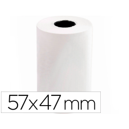 Q-connect Rollo Sumadora Termico 57 mm Ancho x 47mm Diametro (Sin Bisfenol A) Precio: 10.69000031. SKU: B1AZJ25YC7