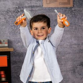 Smoby SMO3032163609407 - Black & Decker Caja de Herramientas con 6 Herramientas, para Niños de 3+ Años