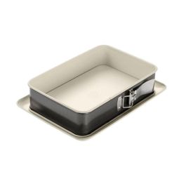 Dr Oetker FAC1703290478430 - Molde desmontable rectangular Back Trend, 28 cm y 28 x 18 cm