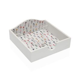 Servilletero Versa BLUME Madera MDF 18 x 7 x 18 cm Precio: 8.49999953. SKU: B1FFQ4E755