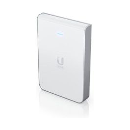 Ubiquiti U6 In-Wall - Punto de Acceso WiFi 6 (AX) para Montaje en Pared, 2.4/5 GHz, 5.3 Gbps, con 4 Puertos LAN Gigabit, PoE+