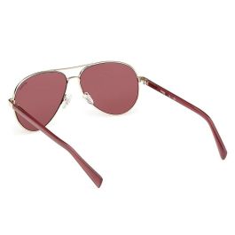 Guess Gafas GU8279 32S Gafas de Sol para Adultos Aviador Dorado Burdeos 58mm 140mm