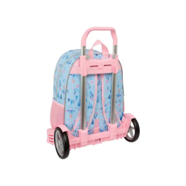 Mochila Escolar con Ruedas Frozen Ice magic Azul 33 x 42 x 14 cm
