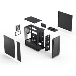 Fractal Design FD-C-EPO1A-01 Caja Epoch Black Solid Torre ATX con Flujo de Aire Optimizado y 3 Ventiladores