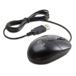 HP Mouse Óptico USB Travel 2710 - Ratón Compacto con Cable para Portátil