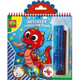 Ses Creative Libro de Actividades y Colorear 3 en 1: Metal, Raspar, Mosaicos, Collage y Animales Fantásticos Precio: 24.50000014. SKU: B1GCZGFPSJ