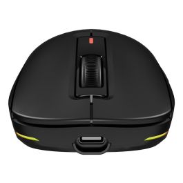 GENESIS NMG-2193 Ratón Juego Ambidextro Bluetooth + USB Type-C Óptico 26000 DPI Negro Batería Integrada