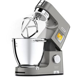 Kenwood KWL90.004SI Titanium Chef Patissier XL Batidora Amasadora, Plata, 7L, 1400W con Función de Impulso y Pantalla Táctil
