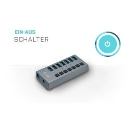 Hub USB i-Tec U3CHARGEHUB7