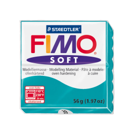 Staedtler Pasta de modelar Fimo Soft 57g Verde Menta Blanda y Suave
