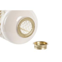 DKD Home Decor Portavelas Rosa y Azul de Aluminio 24 x 60 x 24 cm (2 Unidades)