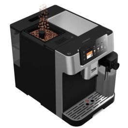 Cafetera con molinillo - BEKO - CEG7348X - 1350 W - 250 g de granos - Negro / Plata Cafetera con molinillo - BEKO - CEG7348X - 1350 W - 250 g de granos - Negro / Plata