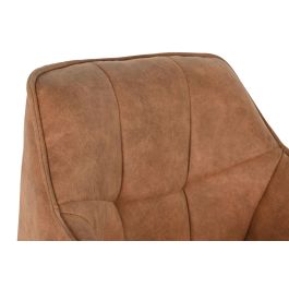 DKD Home Decor Taburete Loft Camel Negro 60 x 107 x 59 cm