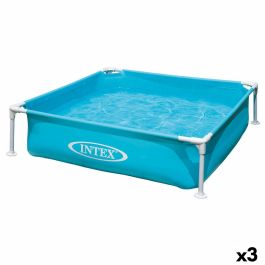 Piscina infantil Intex Mini Frame Azul Cuadrada 342 L 122 x 30 x 122 cm (3 Unidades) Piscina infantil Intex Mini Frame Azul Cuadrada 342 L 122 x 30 x 122 cm (3 Unidades)