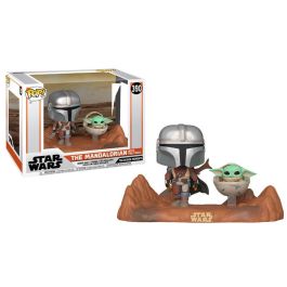Funko Pop Star Wars The Mandalorian con Baby Yoda - Figura de Vinilo