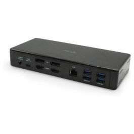 Hub USB i-Tec C31QUATTRODOCKPD Negro