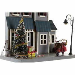 Casa Navidad Tradicional DKD Home Decor Azul Rojo 12.5 x 40 x 30 cm (2 Unidades) Casa Navidad Tradicional DKD Home Decor Azul Rojo 12.5 x 40 x 30 cm (2 Unidades)