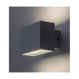 RABALUX RAB-77074 Aplique de Pared Exterior Moderno Mataro LED 7W 580Lm 4000K Luz Natural IP54 Blanco Aluminio Cristal RABALUX RAB-77074 Aplique de Pared Exterior Moderno Mataro LED 7W 580Lm 4000K Luz Natural IP54 Blanco Aluminio Cristal