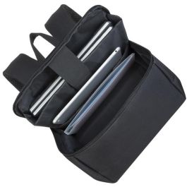 Rivacase 8067 Mochila para portátil Regent II 15.6" (39.6 cm) de poliéster negra con compartimento integrado