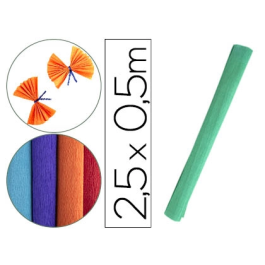 Liderpapel Papel Crespon Verde Rollo 50 cm x 2.5 m 85g/m2 Precio: 2.50000036. SKU: B1BG9GGDMJ