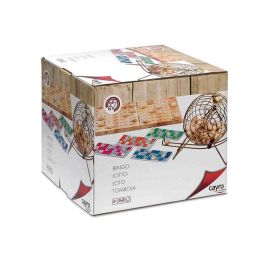 Cayro Bingo de Madera y Metal con Cartones 26x24x33 cm, Edad Mínima 3 Años