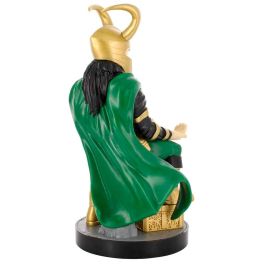Exquisite Gaming Cable Guy Loki Marvel 20cm - Soporte y cargador para mandos PlayStation/Xbox y smartphones