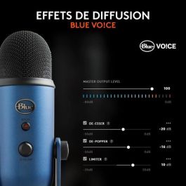 Micrófono USB - Azul Yeti - Para grabación, transmisión, juegos, podcast en PC o Mac - Azul Micrófono USB - Azul Yeti - Para grabación, transmisión, juegos, podcast en PC o Mac - Azul