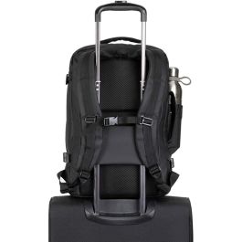 Rivacase 8465 Tegel Eco Negro - Mochila profesional ecológica con compartimento para portátil, resistente al agua