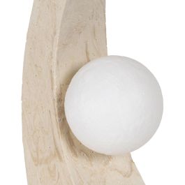 Lámpara de mesa Crema Poliresina 220-240 V 16,5 x 11,5 x 30 cm Lámpara de mesa Crema Poliresina 220-240 V 16,5 x 11,5 x 30 cm