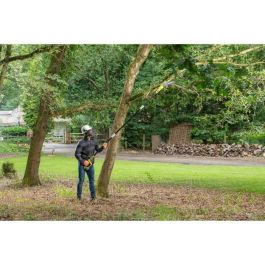 Ryobi RYO4892210217592 Podadora de Altura con Guía 20 cm, 5,5 m/s, Inclinación 15°, Kit Batería 18V 2Ah y Cargador