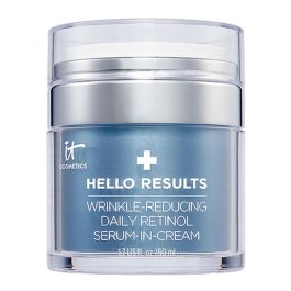IT Cosmetics F.I.L. D253707/1 Hello Results Sérum en Crema Retinol Diario Antiedad. Con Niacinamida, Vit. E y B5. Piel Sensible 50 ml IT Cosmetics F.I.L. D253707/1 Hello Results Sérum en Crema Retinol Diario Antiedad. Con Niacinamida, Vit. E y B5. Piel Sensible 50 ml Precio: 50.79000047. SKU: S05099806