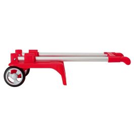 Carro portamochilas plegable rojo 300x230x525 mm