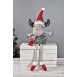 DKD Home Decor Figura Navidad Tradicional Gris Rojo Poliester 15 x 55 x 20 cm Precio: 8.49999953. SKU: B18TXDH7HR