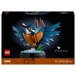 Lego 10331 Icons Kingfisher (Kungsfiskare) Fauna 2024 V29 - Set de construcción de kungsfiskare para adultos con soporte de exhibición Precio: 61.8899996. SKU: B1B98Q2C4B