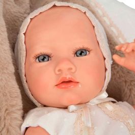 Muñecas Arias Muñeca Reborn Jade 38 cm con Manta, Cuerpo de Vinilo y Sexo Niña. Pelo Castaño, Recomendada +3 años. Muñecas Arias Muñeca Reborn Jade 38 cm con Manta, Cuerpo de Vinilo y Sexo Niña. Pelo Castaño, Recomendada +3 años.