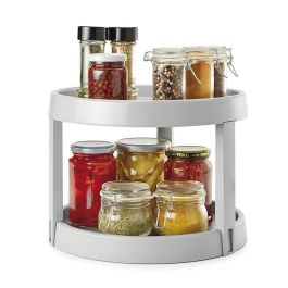 Metaltex Organizador giratorio Giro-2 para armarios de cocina, despensa o baño, 2 alturas Ø28 x 21 cm Gris Precio: 17.69000035. SKU: S7911595