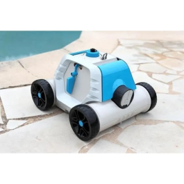 Robopool HJ1005 Robot Eléctrico para Limpieza de Piscinas - Fondo Plano - Con Batería - Hasta 6 x 3 m