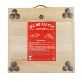 Juego completo de tejo MECABOIS - 12 platos de lanzamiento y tablero de madera (juego bretón) Precio: 100.49999971. SKU: B1AK9D6J4X