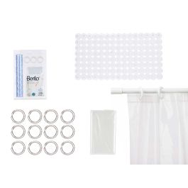 Set Baño Cortina Peva Y Alfombra Ducha Transparent Berilo 28X42CM (12 Unidades) Precio: 104.49999956. SKU: B1J3H8QNQ8
